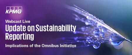 update on sustainability